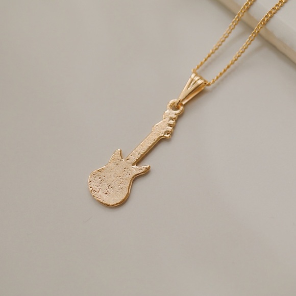 Guitar Necklace | 18k Gold Filled - Picture 4 of 6